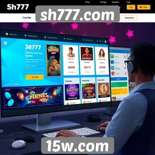 Interface e experiência do usuário no sh777.com