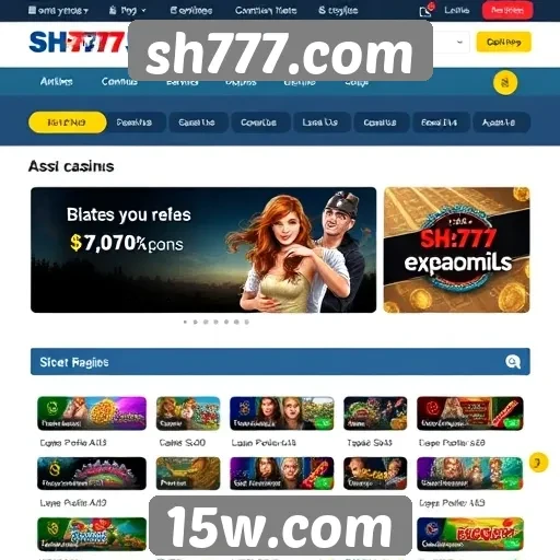 Características principais do site sh777.com